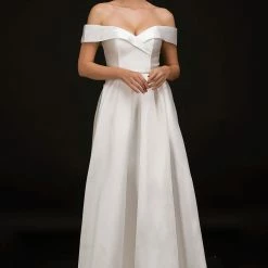 Nina Canacci B1901 Off The Shoulder A Line Prom Dress Wedding Gown A Line Ballgown Dresses