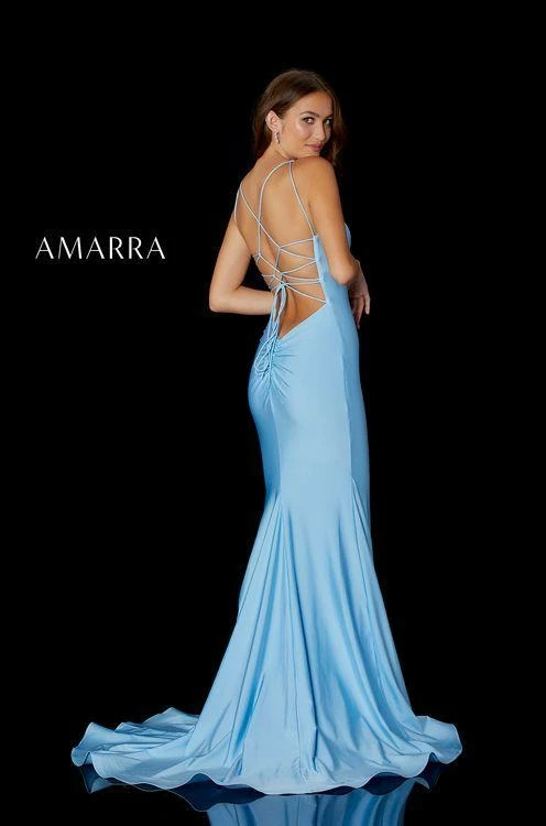 Backless Dresses Amarra 87243 Long Fitted Jersey Backless Corset Prom Dress Formal Gown Jersey 3 Backless Dresses Amarra 87243 Long Fitted Jersey Backless Corset Prom Dress Formal Gown Jersey