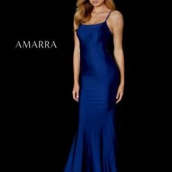 Amarra 87244 Long Fitted Jersey Prom Dress Cutout Back Formal Gown Dance Corset Dresses 9 Amarra 87244 Long Fitted Jersey Prom Dress Cutout Back Formal Gown Dance Corset Dresses