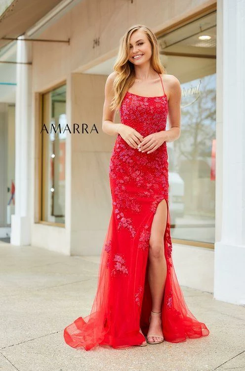Backless Dresses Amarra 87272 Long Fitted Sequin Floral Lace Prom Dress Slit Backless Corset Formal Gown 6 Backless Dresses Amarra 87272 Long Fitted Sequin Floral Lace Prom Dress Slit Backless Corset Formal Gown