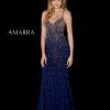 Amarra 87279 Long Fitted Shimmer Prom Dress Backless Corset Formal Gown