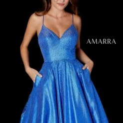 Amarra 87291 Long Shimmer A Line Prom Dress Corset Back Pockets Formal Ball Gown Ballgown Dresses 7 Amarra 87291 Long Shimmer A Line Prom Dress Corset Back Pockets Formal Ball Gown Ballgown Dresses
