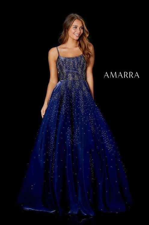 In Stock Amarra 87292 Size 2 Long Shimmer Embellished A Line Corset Prom Dress Stars Formal Ballgown Dresses 3 In Stock Amarra 87292 Size 2 Long Shimmer Embellished A Line Corset Prom Dress Stars Formal Ballgown Dresses