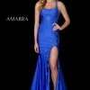 Amarra 87341 Long Fitted Rhinestone Butterfly Prom Dress Slit Backless Corset Gown Backless Dresses