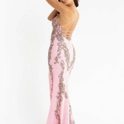 In Stock Backless Dresses Primavera Couture 3211 Size 10 Black Sequin Prom Dress Pageant Gown Evening Formal Wear Side Slit 42 In Stock Backless Dresses Primavera Couture 3211 Size 10 Black Sequin Prom Dress Pageant Gown Evening Formal Wear Side Slit