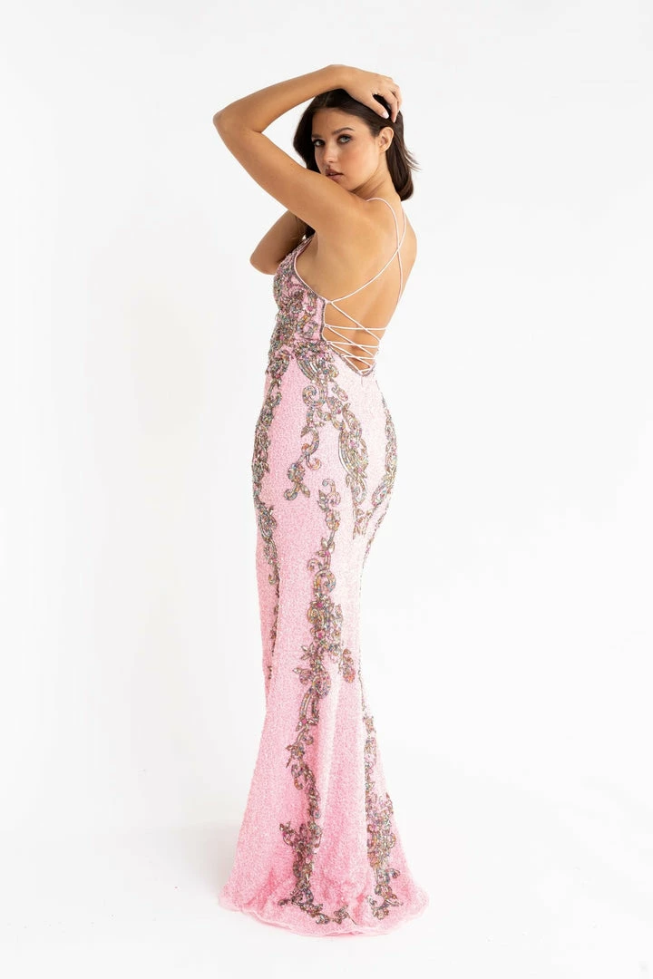 In Stock Backless Dresses Primavera Couture 3211 Size 10 Black Sequin Prom Dress Pageant Gown Evening Formal Wear Side Slit 14 In Stock Backless Dresses Primavera Couture 3211 Size 10 Black Sequin Prom Dress Pageant Gown Evening Formal Wear Side Slit