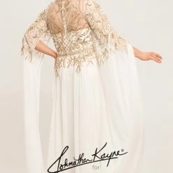 Discontinued Johnathan Kayne For Sydneys Closet JK 2001 Plus Size Prom Dress