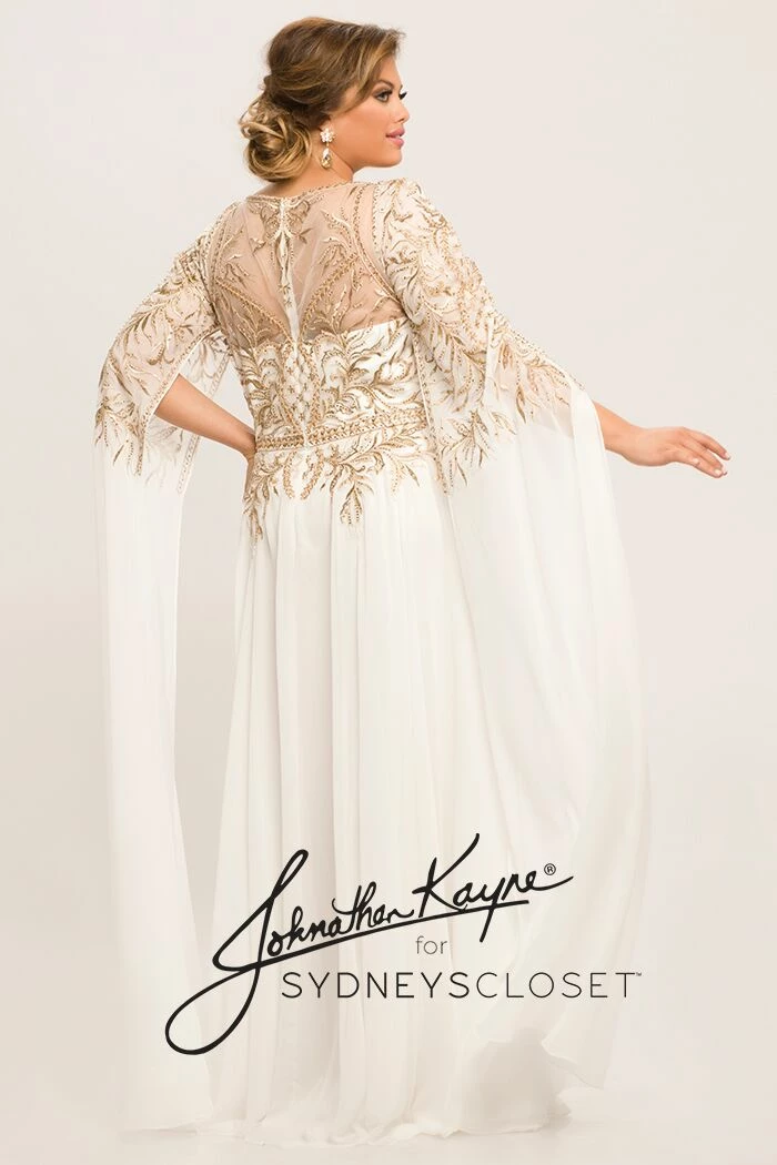 Discontinued Johnathan Kayne For Sydneys Closet JK 2001 Plus Size Prom Dress 4 Discontinued Johnathan Kayne For Sydneys Closet JK 2001 Plus Size Prom Dress