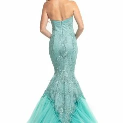 In Stock Johnathan Kayne 9001 Embroidered Lace Mermaid Prom Dress Pageant Gown Size 2, 4