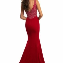 Discontinued Johnathan Kayne 9019 Fitted Velvet Mermaid Pageant Dress Plunging Neck Crystal Bodice Long Sleeve Dresses 14 Discontinued Johnathan Kayne 9019 Fitted Velvet Mermaid Pageant Dress Plunging Neck Crystal Bodice Long Sleeve Dresses
