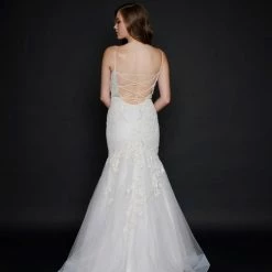 In Stock Mermaid Dresses Nina Canacci 9120 Size 2,6,10 Long Shimmer Lace Mermaid Prom Dress Pageant Gown Backless Corset