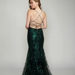 Nina Canacci 9123 Long Mermaid Prom Pageant Gown Mermaid Dresses