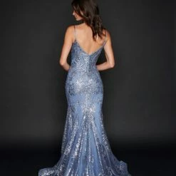 Nina Canacci 9127 Long Mermaid Prom Pageant Gown