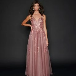 Ballgown Dresses Nina Canacci 9131 Long Ballgown Prom Pageant Gown