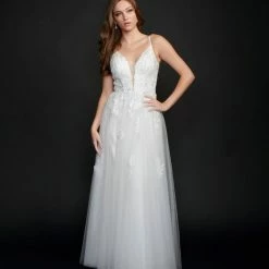 Ballgown Dresses Nina Canacci 9131 Long Ballgown Prom Pageant Gown