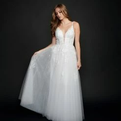 Ballgown Dresses Nina Canacci 9131 Long Ballgown Prom Pageant Gown