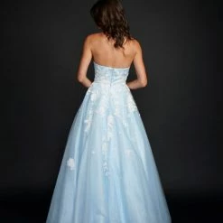 In Stock Ballgown Dresses Nina Canacci 9137 Size 2,4,6 Lace Ballgown Prom Dress Wedding Gown Strapless Sweetheart Neckline