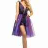 In Stock Jumpsuits & Rompers Johnathan Kayne 9225 Size 2 Short Velvet Plunging V Neckline A-line Over Skirt Jumpsuit Pageant