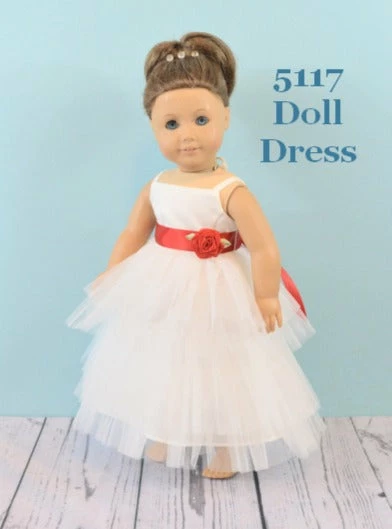 Rosebuds 5117 Doll Dress Matches Rosebuds Flower Girl Dress 5117 3 Rosebuds 5117 Doll Dress Matches Rosebuds Flower Girl Dress 5117