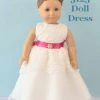 Rosebuds 5125 Doll Dress Matches Rosebuds Flower Girl Dress 5125