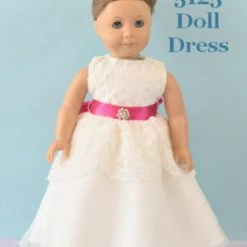 Rosebuds 5125 Doll Dress Matches Rosebuds Flower Girl Dress 5125
