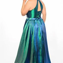 In Stock Ballgown Dresses Tease Prom 2019 Size 20 Cotton Candy High Neckline Shimmer Prom Dress Ball Gown