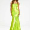 In Stock Ashley Lauren 11024 Size 2 Fully Sequin Prom Dress With Lace Up Back Pageant Gown