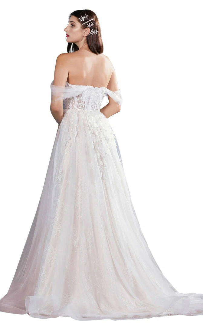 Andrea & Leo Couture 0822 Long A Line Sheer Wedding Dress Off Shoulder Bridal Gown Corset Dresses 8 Andrea & Leo Couture 0822 Long A Line Sheer Wedding Dress Off Shoulder Bridal Gown Corset Dresses