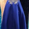 In Stock Ballgown Dresses Jovani JVN 50070 Size 00 Strapless A Line Prom Dress Embroidered Formal Gown