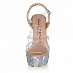 Marc Defang AB CLEAR MARC TOPS Platform Pageant Heel Prom Shoe