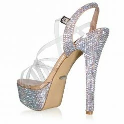 Marc Defang AB CLEAR MARC TOPS Platform Pageant Heel Prom Shoe