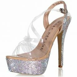 Marc Defang AB CLEAR MARC TOPS Platform Pageant Heel Prom Shoe