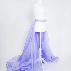 In Stock Marc Defang 8023 Layered Organza Prom Pageant Overskirt Fun Fashion Shimmer