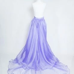 Marc Defang 8023 Layered Organza Prom Pageant Overskirt Fun Fashion Shimmer