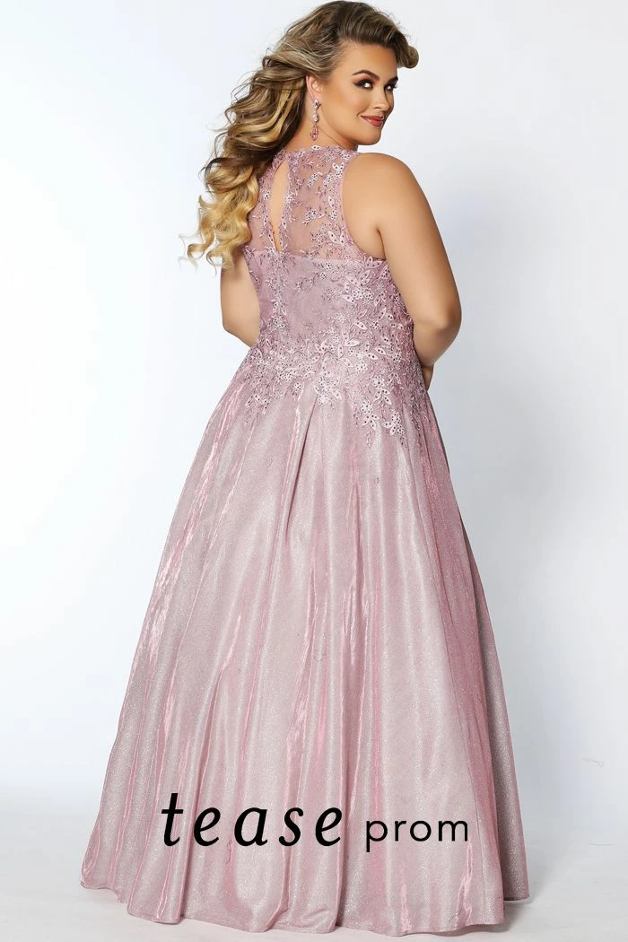 In Stock Ballgown Dresses Tease Prom TE2027 Size 20 Dusty Rose Embellished V Neckline A Line Shimmer Prom Dress 4 In Stock Ballgown Dresses Tease Prom TE2027 Size 20 Dusty Rose Embellished V Neckline A Line Shimmer Prom Dress
