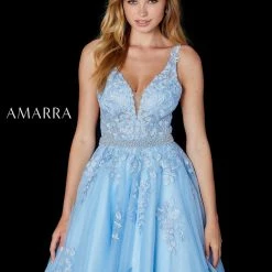 Ballgown Dresses Amarra 87224 Long Sheer Lace A Line Ball Gown Prom Dress Backless Embellished 9 Ballgown Dresses Amarra 87224 Long Sheer Lace A Line Ball Gown Prom Dress Backless Embellished