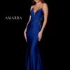 Amarra 81277 Long Fitted Formal Prom Dress Pageant Gown Corset Back Embellished
