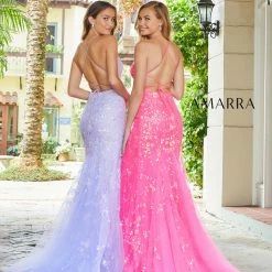 Backless Dresses Amarra 87340 Long Fitted Lace Sequin Prom Dress Backless Formal Pageant Gown