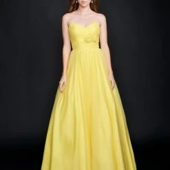 In Stock Nina Canacci 6573 Long Ballgown Prom Dress Pageant Gown Romantic Wedding Dress Size 12