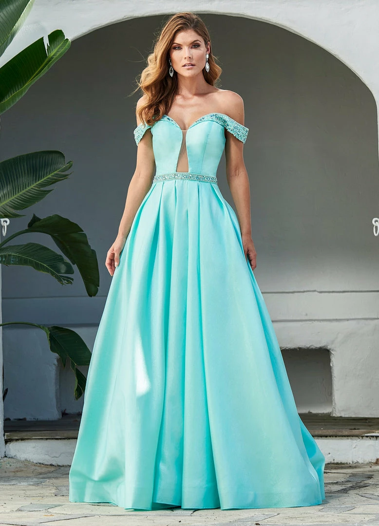 In Stock Ballgown Dresses Ashley Lauren 1476 Prom Dress Aqua Size 6 Off The Shoulder Ballgown Evening A Line 3 In Stock Ballgown Dresses Ashley Lauren 1476 Prom Dress Aqua Size 6 Off The Shoulder Ballgown Evening A Line