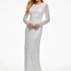 Ashleylauren Sequin Dresses Ashley Lauren 1985 Navy Evening Dress Sheer Long Sleeves Beaded Prom Dress Pageant Gown 27 Ashleylauren Sequin Dresses Ashley Lauren 1985 Navy Evening Dress Sheer Long Sleeves Beaded Prom Dress Pageant Gown