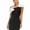 Ashleylauren Ashley Lauren 4448 Cocktail Dress Crepe Off The Shoulder One Shoulder Bows