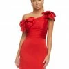 Ashleylauren Ashley Lauren 4448 Cocktail Dress Crepe Off The Shoulder One Shoulder Bows