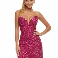 Ashleylauren Ashley Lauren 4474 Yellow Cocktail Dress Sequins Fitted Strapless V Points Sequin Dresses 20 Ashleylauren Ashley Lauren 4474 Yellow Cocktail Dress Sequins Fitted Strapless V Points Sequin Dresses