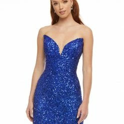 Ashleylauren Sequin Dresses Ashley Lauren 4474 Fuchsia Cocktail Dress Sequins Fitted Strapless V Points 20 Ashleylauren Sequin Dresses Ashley Lauren 4474 Fuchsia Cocktail Dress Sequins Fitted Strapless V Points