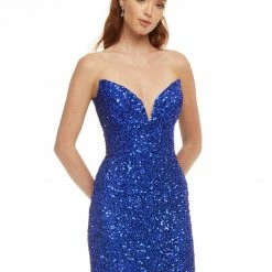 Ashleylauren Ashley Lauren 4474 Yellow Cocktail Dress Sequins Fitted Strapless V Points Sequin Dresses 15 Ashleylauren Ashley Lauren 4474 Yellow Cocktail Dress Sequins Fitted Strapless V Points Sequin Dresses