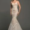 In Stock Johnathan Kayne Bridal B104 Ivory Nude Mermaid Wedding Dress Train Pageant Mermaid Dresses