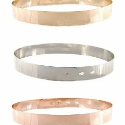 Johnathan Kayne B51 Metal Bar Waist Belt Formal Dress Accessory Adjustable