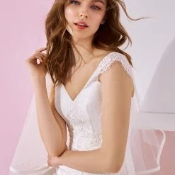 White One Bridal White One BLOXX Bridal Pronovias Wedding Dress A Line Off The Shoulder Lace Sleeve