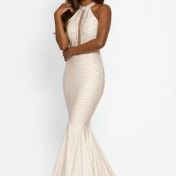 Johnathan Kayne 2037 Fitted Stretch Prom Dress Embellished Mermaid Pageant Gown Mermaid Dresses